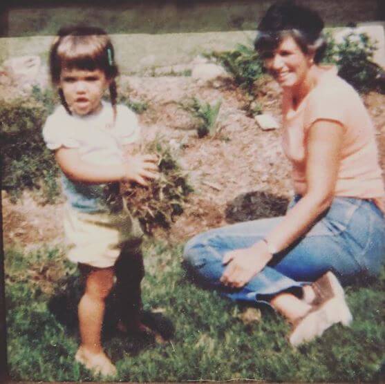 Kathleen A. Stothers-Holmes with her youngest daughter, Katie Holmes.